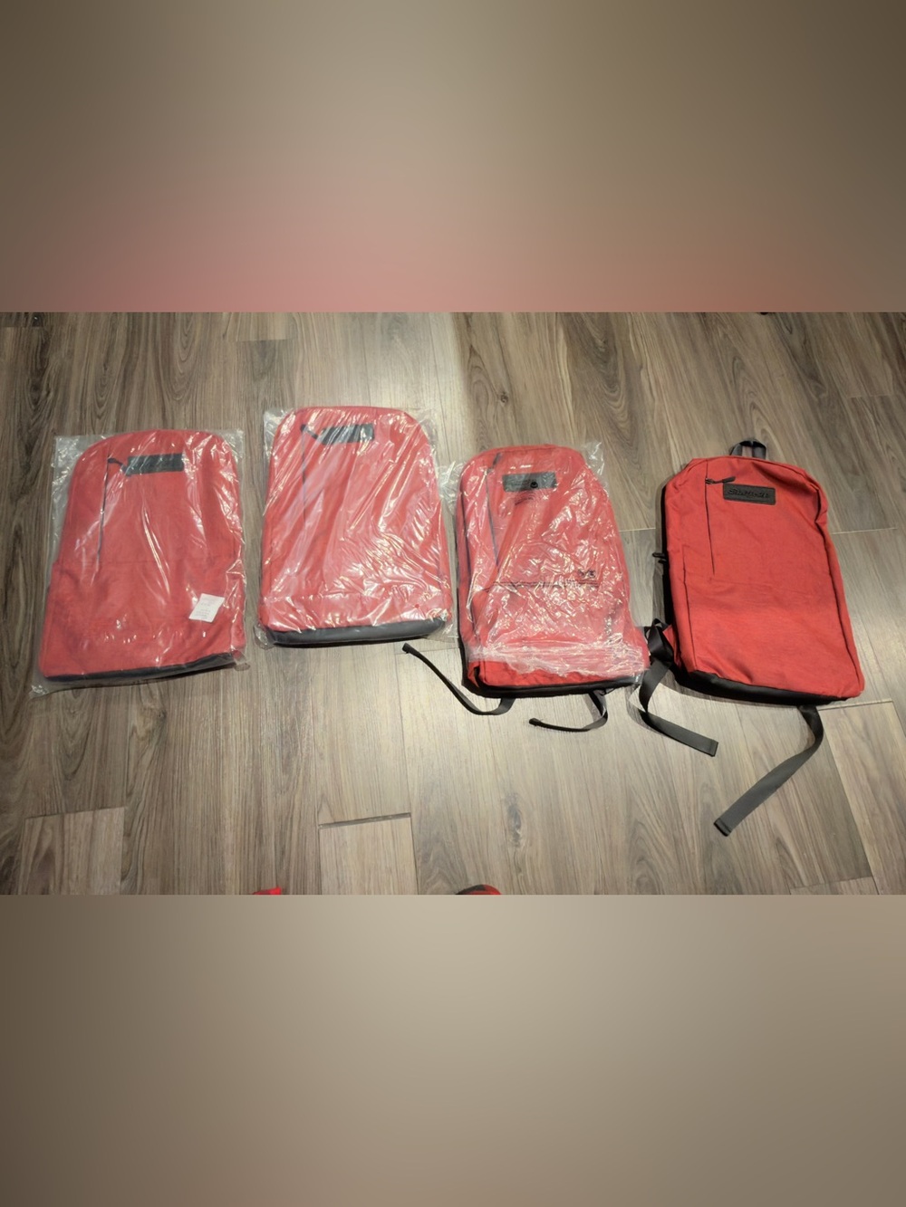 Red Snap-On backpack. Tools storage. School work.